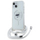 Karl Lagerfeld IML Choupette Head & Cord MagSafe case for iPhone 14 / 13 / 15 - transparent