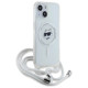 Karl Lagerfeld IML Choupette Head & Cord MagSafe case for iPhone 14 / 13 / 15 - transparent