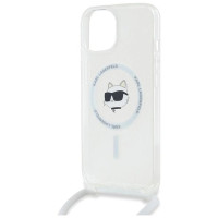 Karl Lagerfeld IML Choupette Head & Cord MagSafe case for iPhone 14 / 13 / 15 - transparent
