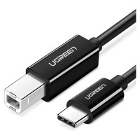 Ugreen US370 45106 cable for USB-C / USB-B printer 2m - black
