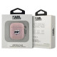 Karl Lagerfeld Monogram Choupette Head case for AirPods 1 / 2 - pink