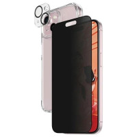Panzerglass Privacy Bundle 3in1 Transparent Case + Privacy Glass + Camera Protector for iPhone 15 Plus