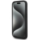 Karl Lagerfeld Diagonal Quilted Script case for iPhone 15 Pro Max - black