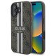 Guess 4G Printed Stripes MagSafe iPhone 16 Plus Case - Brown