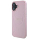 Guess Grained Gold Ring MagSafe iPhone 16 Plus Case - Pink
