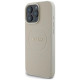 Guess Grained Gold Ring MagSafe Case for iPhone 16 Pro Max - Beige