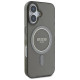 Guess IML Glitter Circle MagSafe case for iPhone 16 - black
