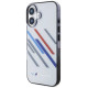 BMW Motosport IML Random Stripes iPhone 16 Plus Case - Gray