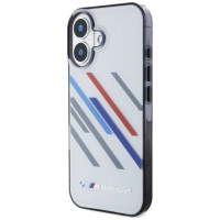 BMW Motosport IML Random Stripes iPhone 16 Case - Gray