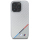 BMW M Carbon Tricolor Line MagSafe Case for iPhone 16 Pro - Gray