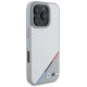 BMW M Carbon Tricolor Line MagSafe Case for iPhone 16 Pro - Gray