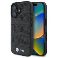 BMW M Perforated And Stitched Line MagSafe case for iPhone 16 - black