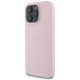 Guess Grained Ring MagSafe iPhone 16 Pro Case - Pink
