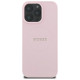 Guess Grained Ring MagSafe iPhone 16 Pro Case - Pink