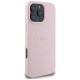 Guess Grained Ring MagSafe iPhone 16 Pro Case - Pink