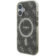 Guess IML 4G Background MagSafe iPhone 16 Case - Brown