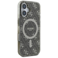 Guess IML 4G Background MagSafe iPhone 16 Case - Brown