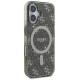 Guess IML 4G Background MagSafe iPhone 16 Case - Brown