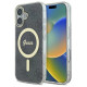 Guess IML 4G MagSafe iPhone 16 Case - Black