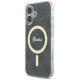 Guess IML 4G MagSafe iPhone 16 Case - Black