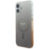 Guess IML Glitter Gradient MagSafe iPhone 16 Case - Brown