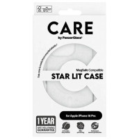 Panzerglass CARE by PanzerGlass Flagship Star Lit Case iPhone 16 Pro 6.3" white/white MagSafe 1342
