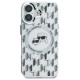Karl Lagerfeld IML Monogram Karl & Choupette Head MagSafe iPhone 16 Case - Clear