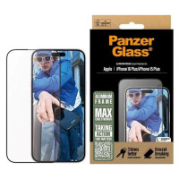 Panzerglass Screen Protector Aluminum Frame iPhone 16 Plus 6.7" Ultra-Wide Fit 2851