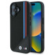 BMW M Meshed Tricolor Stripes MagSafe case for iPhone 16 - black