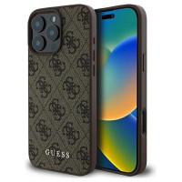 Guess 4G Classic iPhone 16 Pro Max Case - Brown