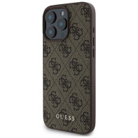Guess 4G Classic iPhone 16 Pro Max Case - Brown