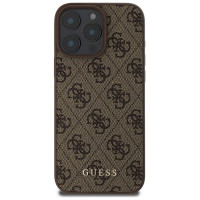 Guess 4G Classic iPhone 16 Pro Max Case - Brown