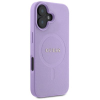 Guess Saffiano MagSafe iPhone 16 Case - Purple