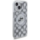 Karl Lagerfeld IML Monogram Karl & Choupette Head MagSafe iPhone 15 Case - Clear