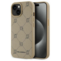 Karl Lagerfeld Magsafe Karl Head iPhone 15 Case - Beige