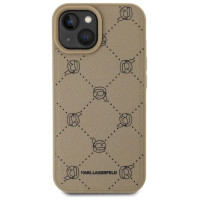 Karl Lagerfeld Magsafe Karl Head iPhone 15 Case - Beige