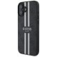 Guess 4G Printed Stripes MagSafe case for iPhone 16 - black