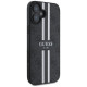 Guess 4G Printed Stripes MagSafe case for iPhone 16 - black