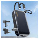 Dudao K25 2in1 10000mAh 3-Plug Powerbank Charger - Gray