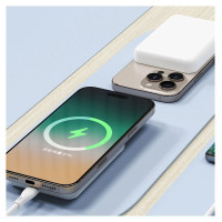 Dudao Powerbank Dudao K26S 5000mAh 20W USB-A / USB-C / MagSafe - white