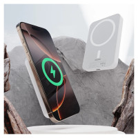 Dudao Powerbank Dudao K26S 5000mAh 20W USB-A / USB-C / MagSafe - white