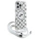 Karl Lagerfeld IML Crossbody Monogram Karl & Choupette Head MagSafe Case for iPhone 16 Pro - Clear
