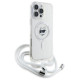 Karl Lagerfeld IML Choupette Head & Cord Magsafe Case for iPhone 16 Pro Max - Clear