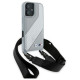 BMW M Edition Carbon Stripe & Strap iPhone 16 Case - Gray