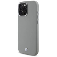 BMW Sign Full Wrapped Metal MagSafe Case for iPhone 16 Pro Max - Gray