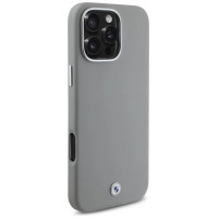 BMW Sign Full Wrapped Metal MagSafe Case for iPhone 16 Pro Max - Gray