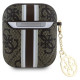 Guess GUA2P4RPSW AirPods 1/2 cover brown/brown 4G Printed Stripes Charm