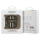 Guess GUA2P4RPSW AirPods 1/2 cover brown/brown 4G Printed Stripes Charm