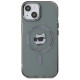 Karl Lagerfeld KLHMP15SHLSCHK iPhone 15 6.1" black/black hardcase IML Metal Choupette Head MagSafe
