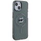 Karl Lagerfeld KLHMP15SHLSCHK iPhone 15 6.1" black/black hardcase IML Metal Choupette Head MagSafe